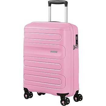 American Tourister Sunside - Spinner S Hand Luggage, 55 cm, 35 Litre, Pink (Pink Gelato) | Amazon (UK)