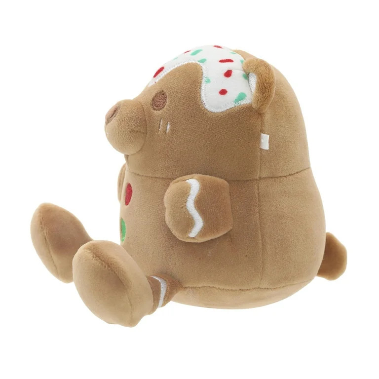Gingerbread-Scented Cozy Cookie Bear Christmas Plush, Brown, 4.75", by Holiday Time | Walmart (US)