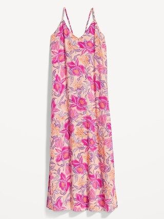 Tie-Back Maxi Slip Dress for Women | Old Navy (US)