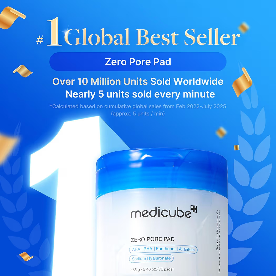 Medicube Zero Pore Pads 2.0, Dual-Textured Facial Toner Pads for Exfoliation and Pore Care with 4... | Amazon (US)