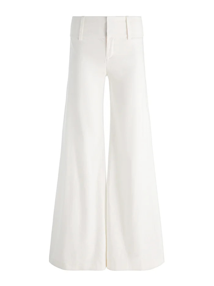 OLIVIA WIDE LEG LINEN PANT | Alice + Olivia