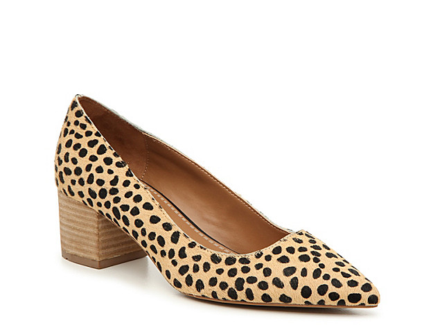 Crown Vintage Juryan Pump - Women's - Tan/Black Leopard Faux Calf Hair | DSW