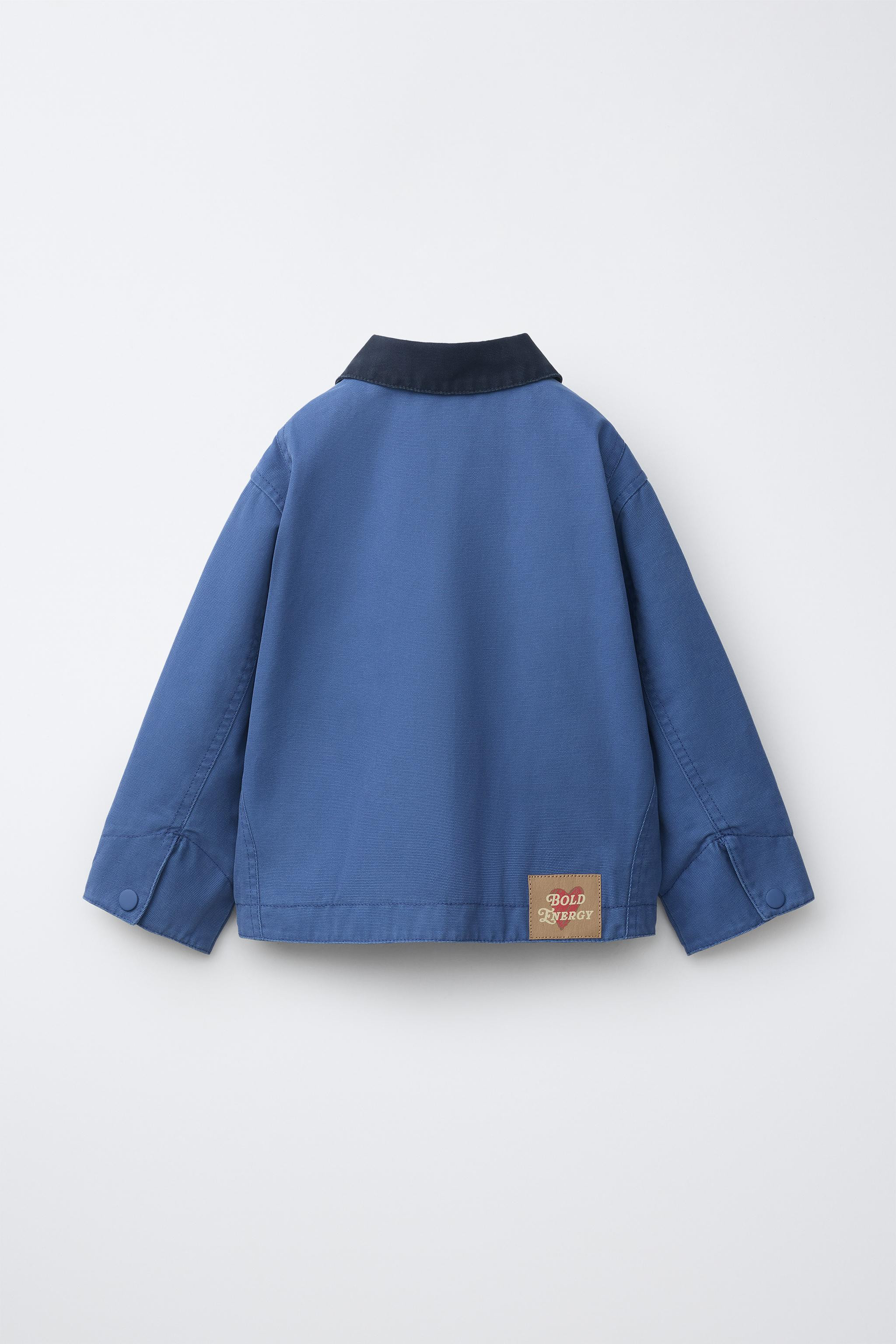CONTRAST COLLAR JACKET | Zara UK