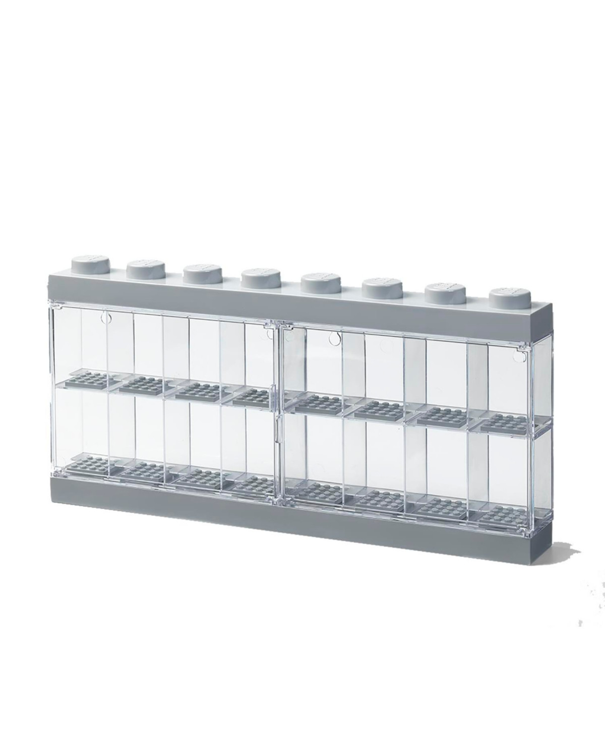 Lego Minifigure 16 Compartment Display Case | Grey | Macy's