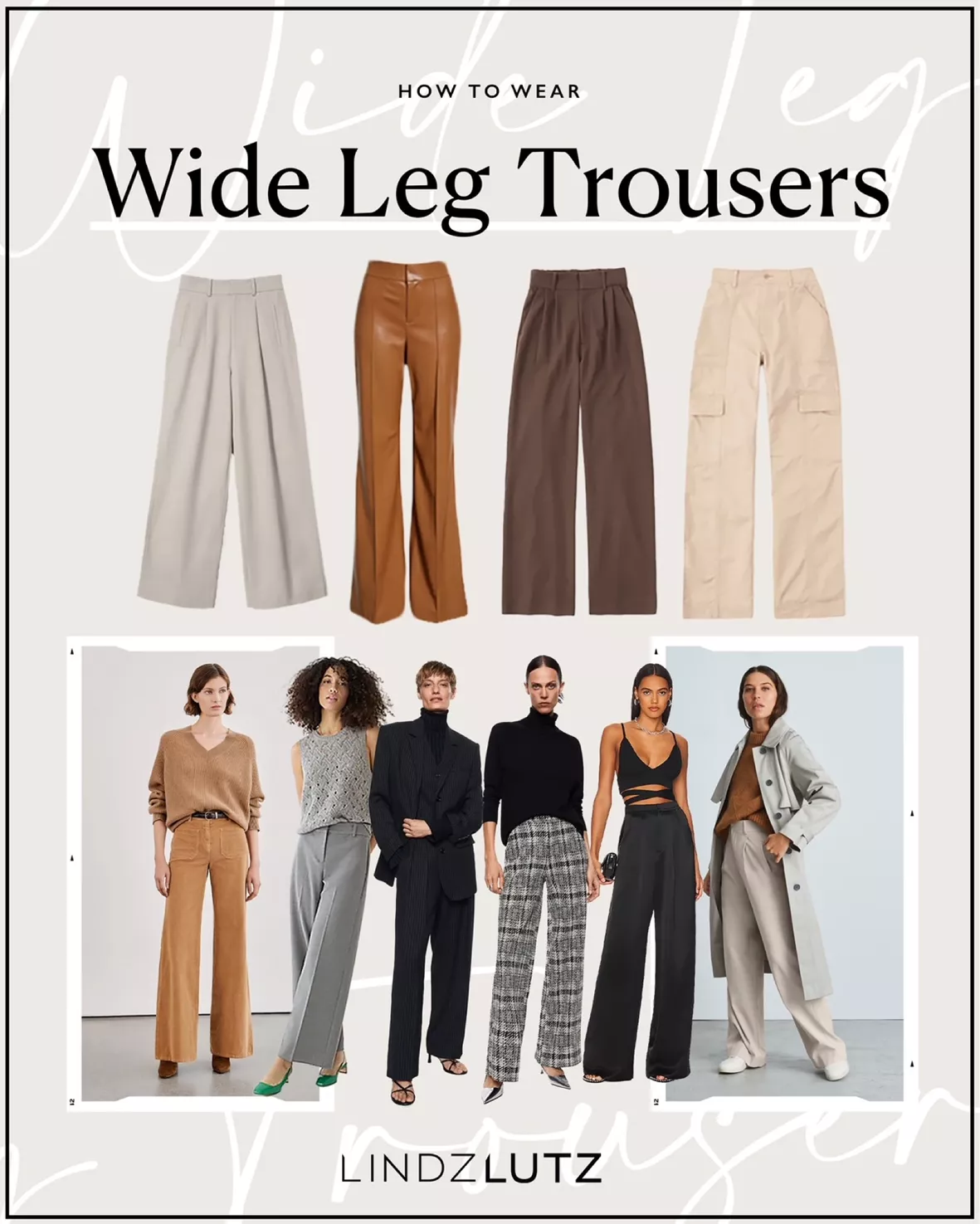 How to wear wide leg pants for women over 40 - fashion for women