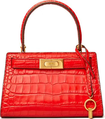 Lee Radziwill Croc Embossed Leather Tote | Nordstrom