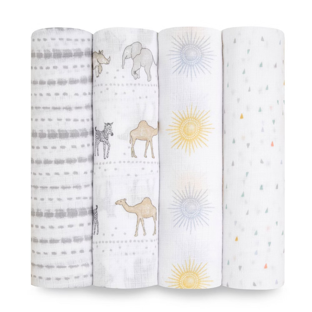 Aden + Anais Essentials Swaddle Blanket 4pk | Target
