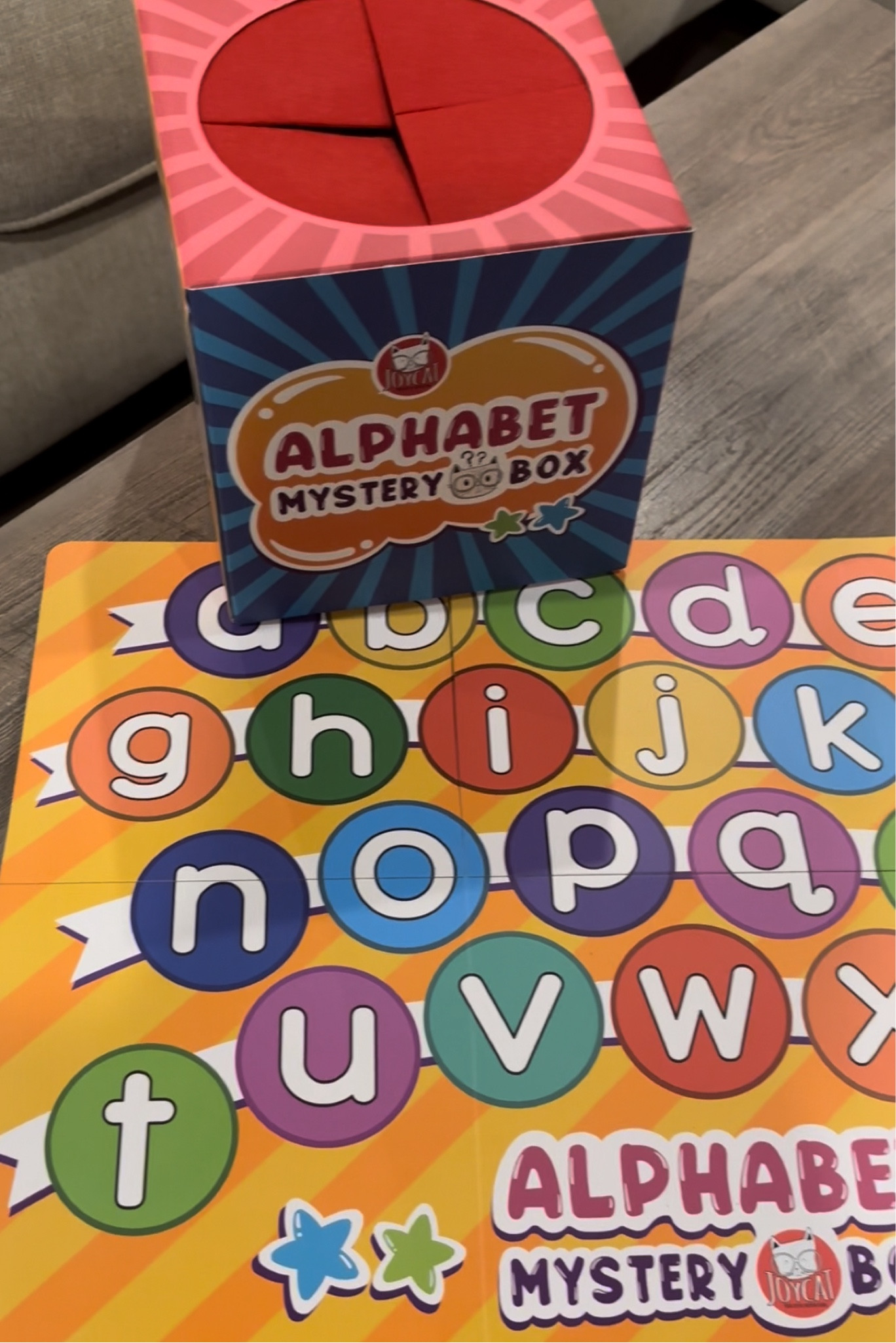 Alphabet mystery box game, so cute and so much fun for little learning their abc’s 

#LTKKids