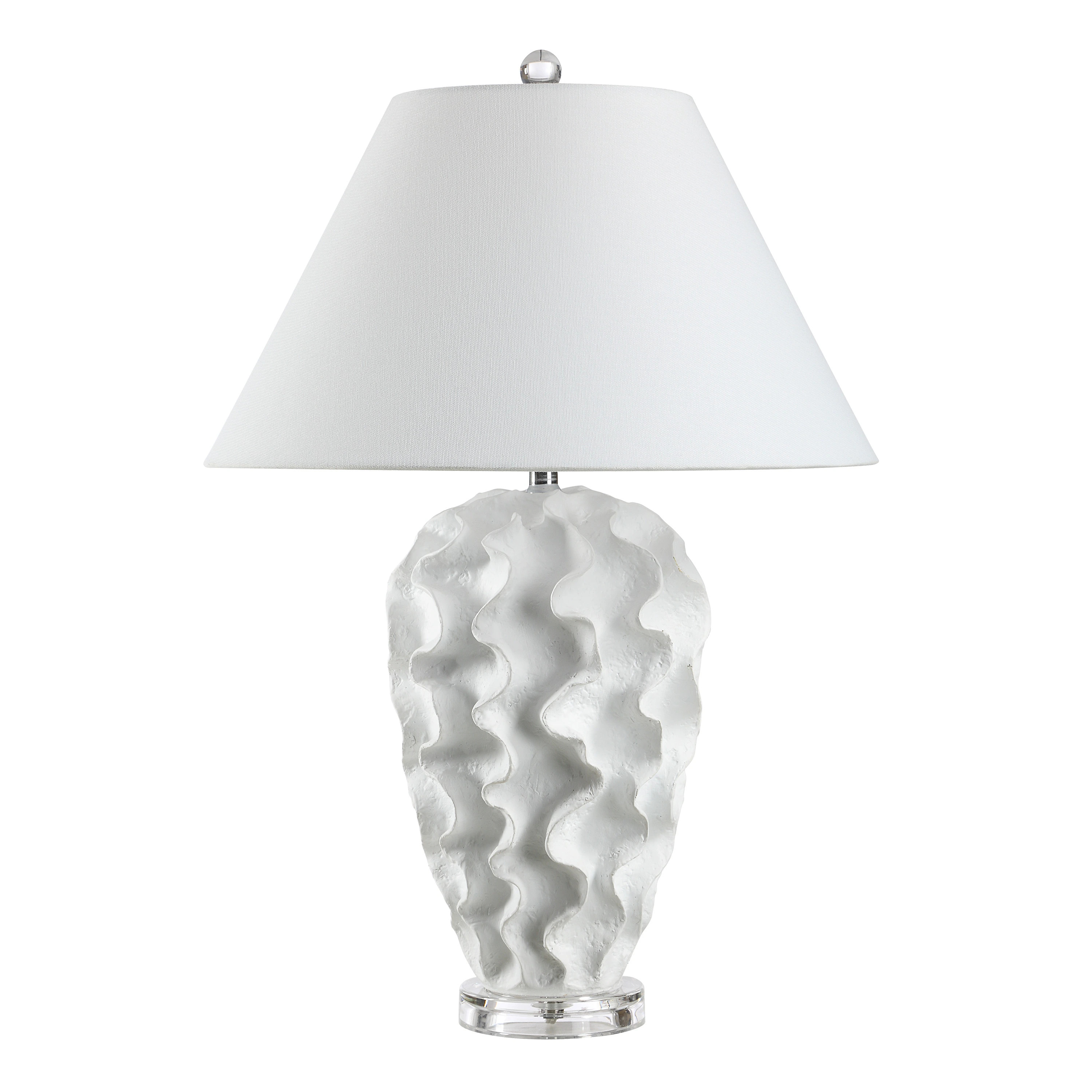 Everren Floris 26.5" Height Table Lamps, White - Overstock - 43835881 | Overstock