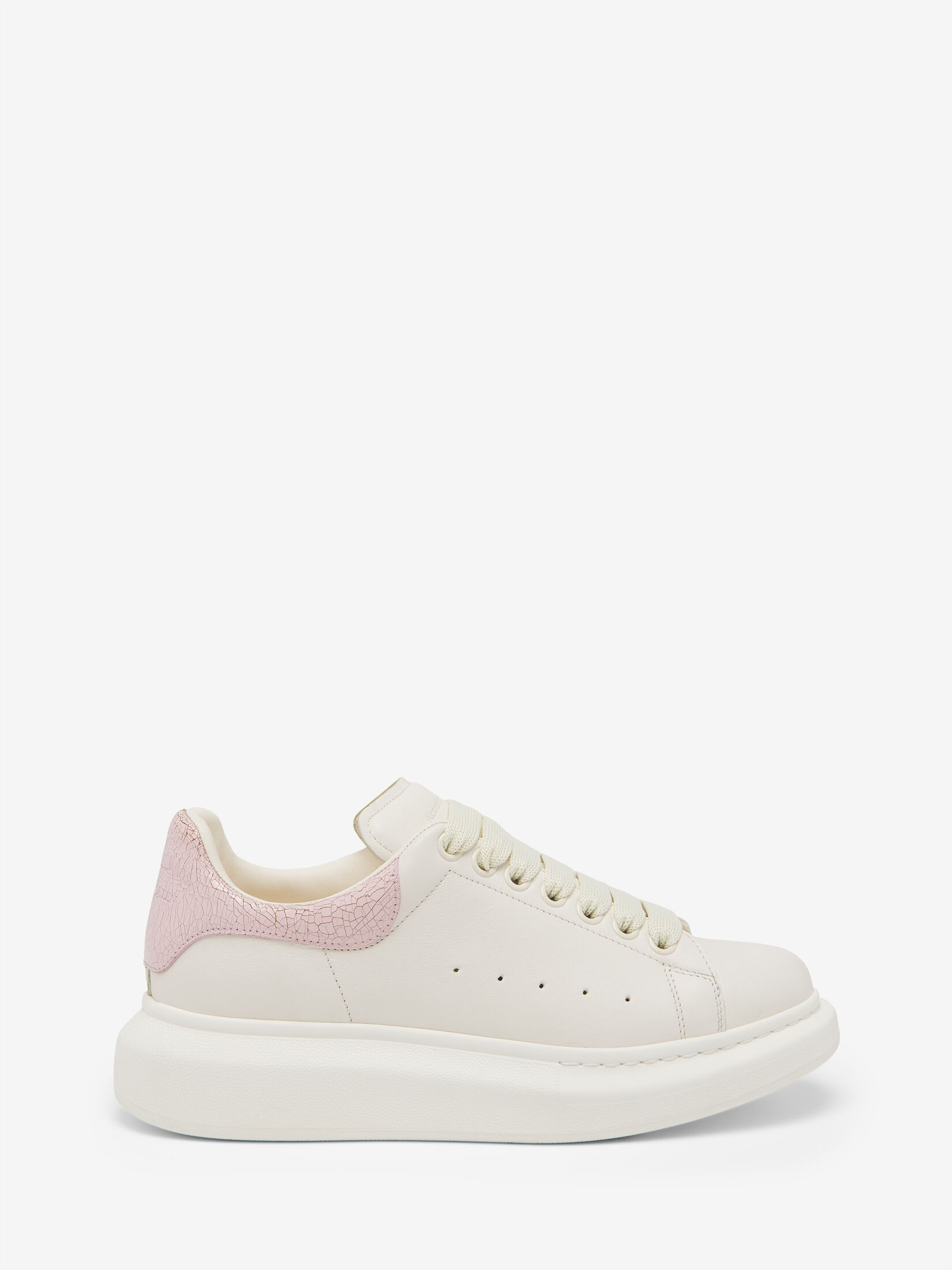 Women's Oversized Sneaker in Off-white/pink | Alexander McQueen