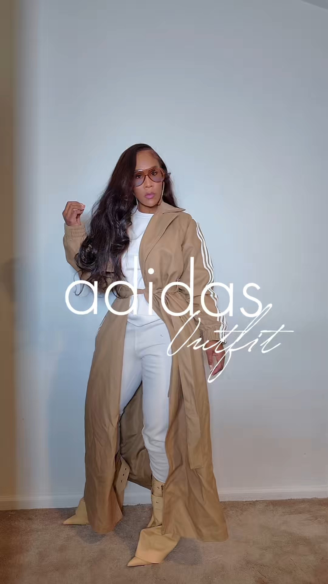 Holiday fits need fast shipping and cute sets 🤍 @adidas delivered.
The coat is sold out but linked others.

I’m 5’7 | 175lbs 
Top: XS
Bottoms: Medium


#LTKHoliday #LTKFindsUnder50 #LTKootd