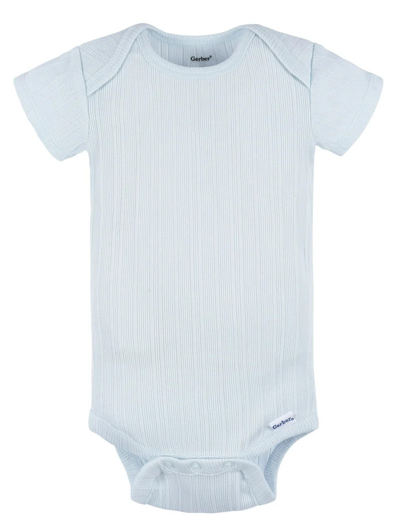 Gerber Baby Neutral Short Sleeve Onesies, 3-Pack, Sizes Newborn - 24 Months | Walmart (US)