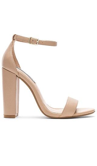 Steve Madden Carrson Sandal in Blush Leather | REVOLVE | Revolve Clothing (Global)