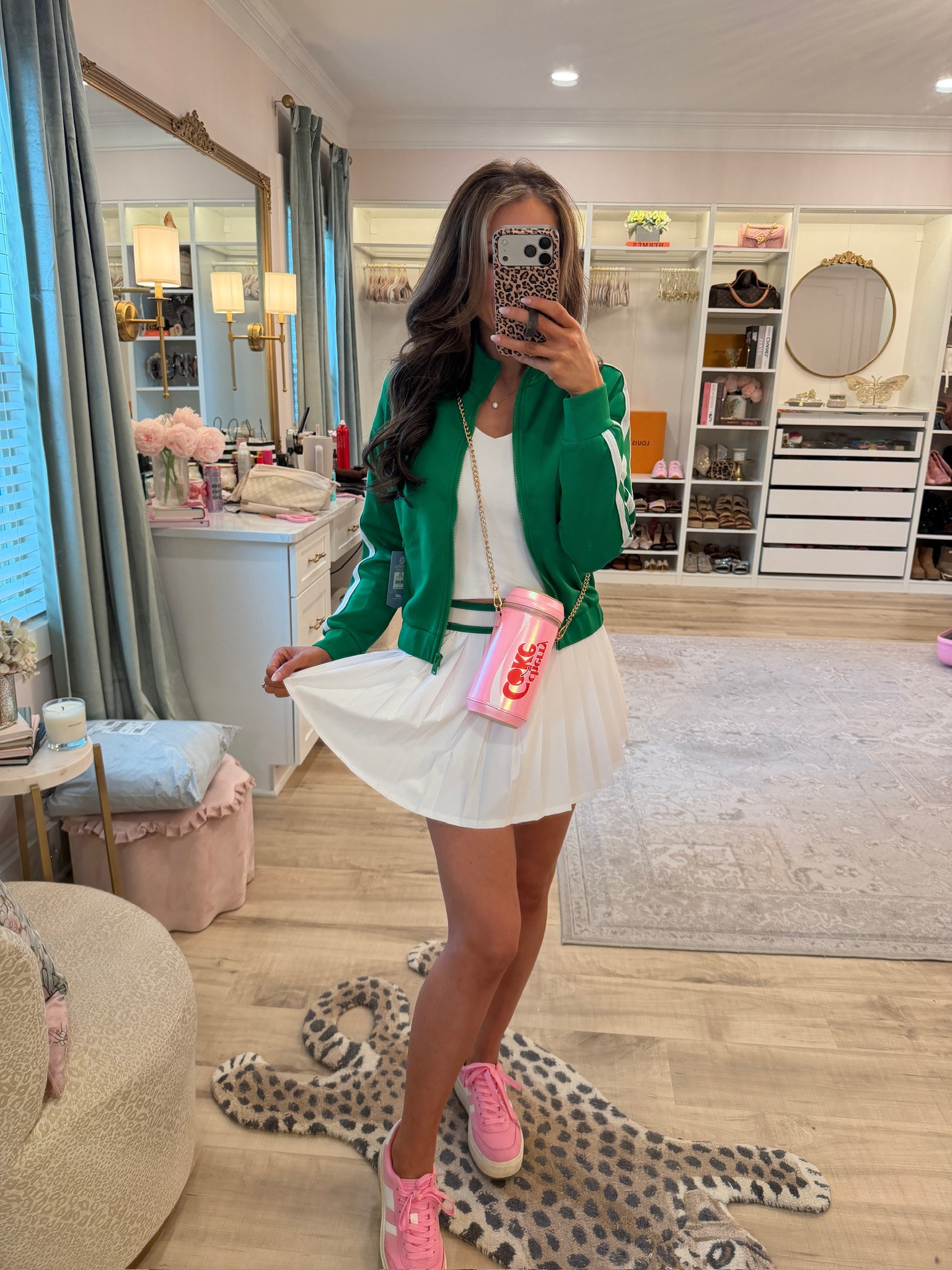 The cutest tennis skirt and matching jacket from walmart!  

 #LTKootd #LTKActive