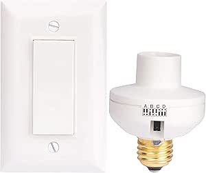Wireless Remote Control Light Switch and Socket Cap to Turn Lamps and Pull Chain Fixtures On and ... | Amazon (US)