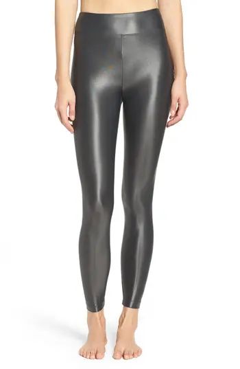 Women's Koral Lustrous High Waist Leggings, Size Large - Grey | Nordstrom