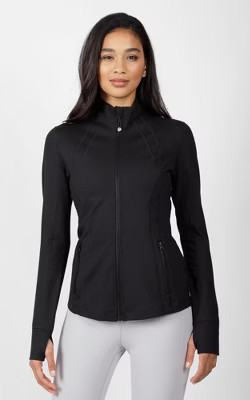 90 Degree By Reflex Missy Full-Zip Long Sleeve Jacket - Black - Small | Target