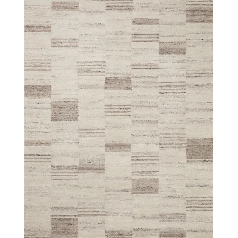Amber Lewis x Loloi Rocky Ivory / Dove Area Rug | Wayfair North America