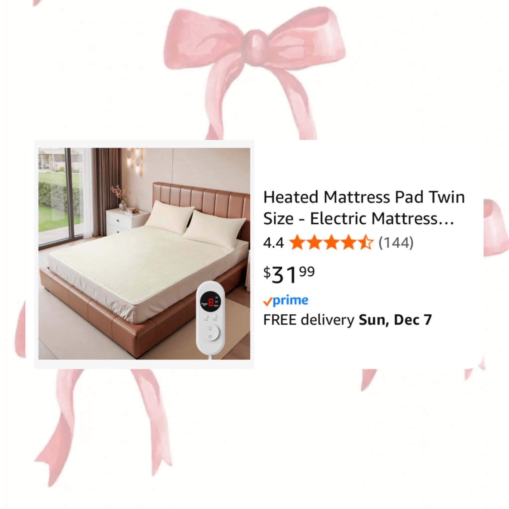 Carson needs this for his cold room, can't wait for it to get here! ♨️