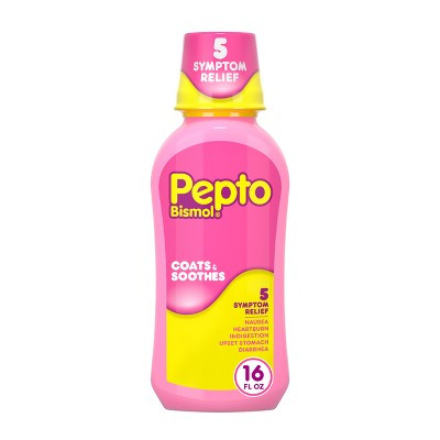 Pepto-Bismol - 5 Symptom Stomach Relief Original Liquid - 16 fl oz | Target