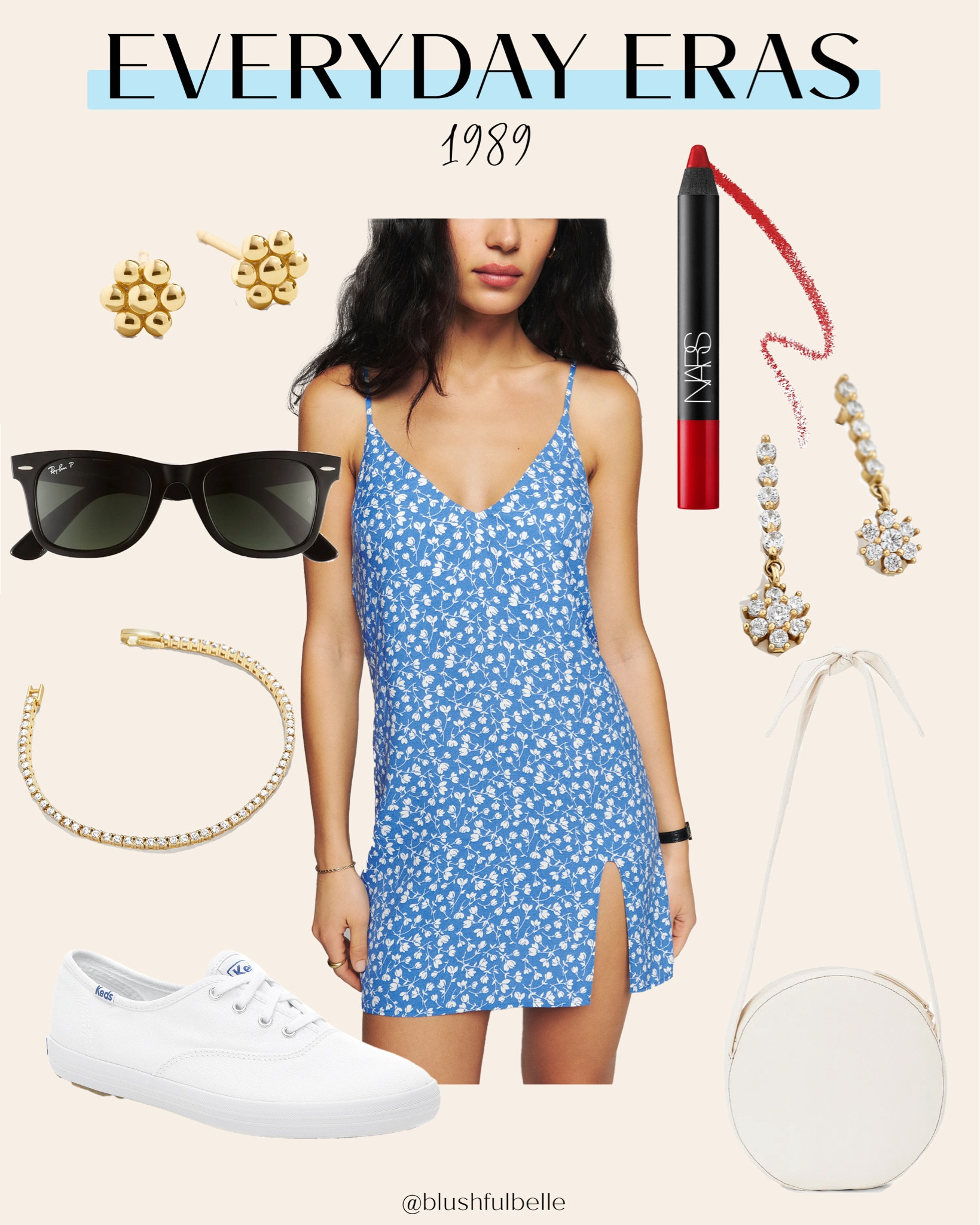Everyday Eras: 1989 
Showing you how to dress like your favorite Taylor Swift era in a practical, everyday outfit. Took inspiration from some of Taylor’s street style looks circa 2014 🤍🩵 

#LTKstyletip #LTKFind #LTKunder100