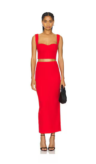 superdown Veneda Skirt Set in Red. - size S | Revolve Clothing (Global)