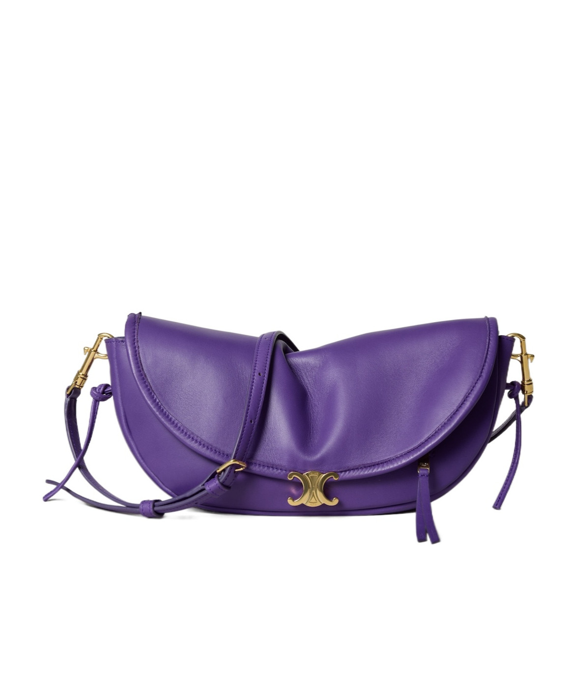 SOFT TRIOMPHE LITTLE HALFMOON IN SHINY LAMBSKIN | Senser US