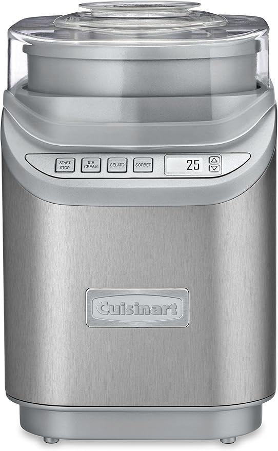Cuisinart ICE-70C Gelato, Ice Cream and Sorbet Maker, Silver | Amazon (CA)