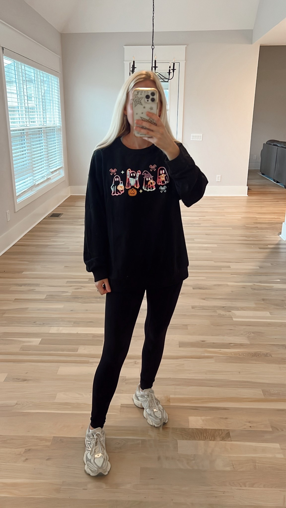 Amazon ghost sweatshirt! Sized up to a large to wear with leggings! 

#LTKSeasonal #LTKHalloween #LTKStyleTip