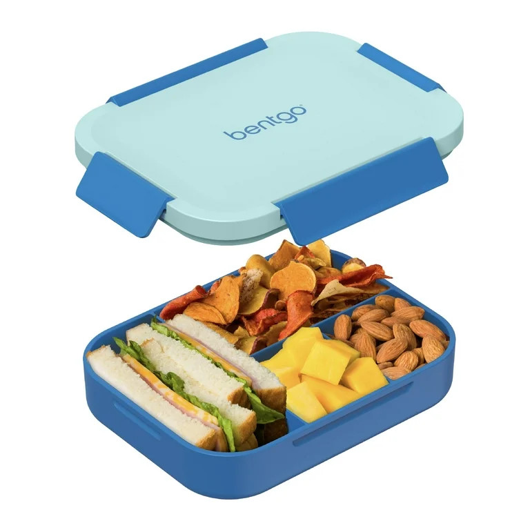 Bentgo Kids Snap & Go Leak-Proof Lunch Box - Blue | Walmart (US)
