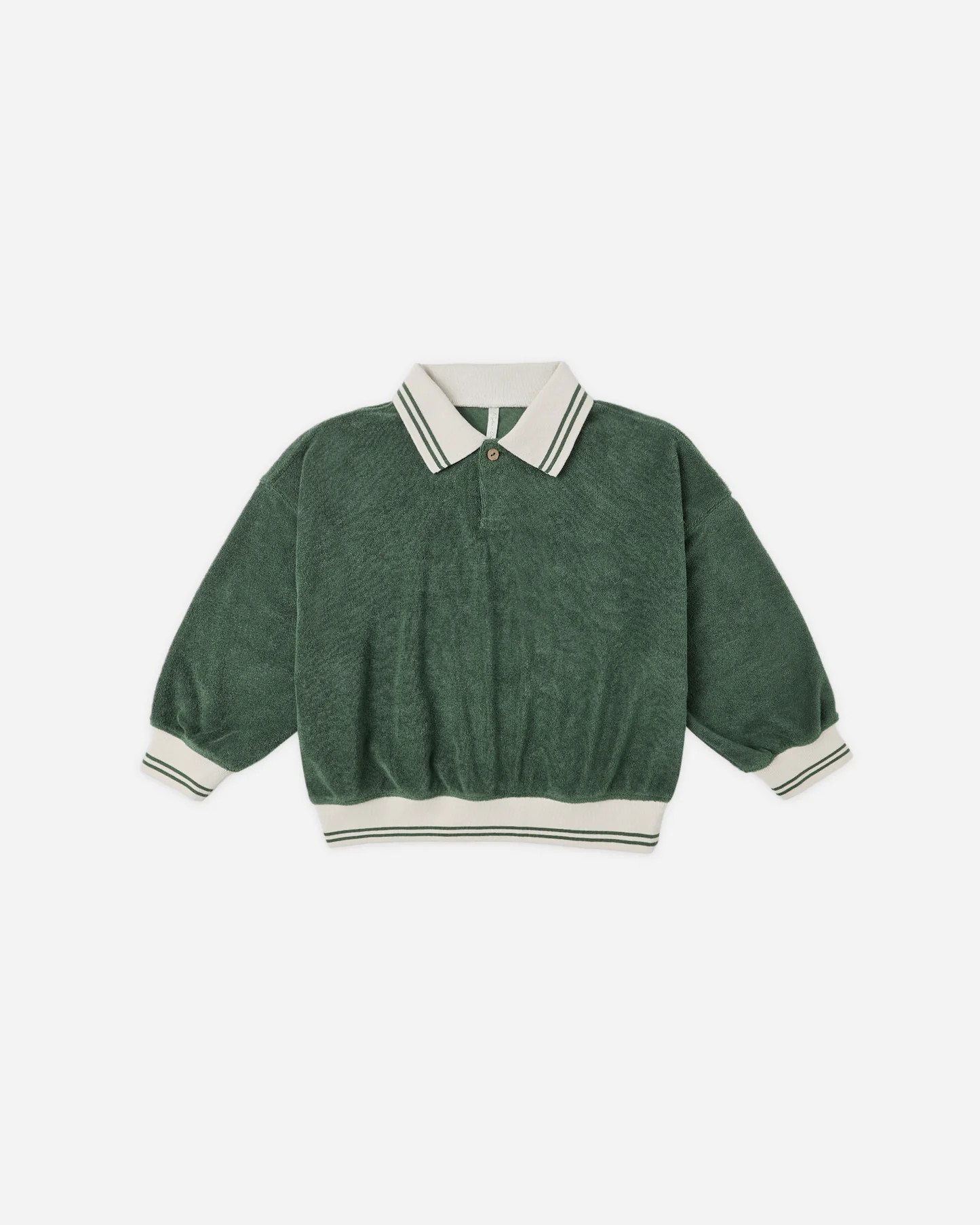 Collared Sweatshirt || Green | Rylee + Cru