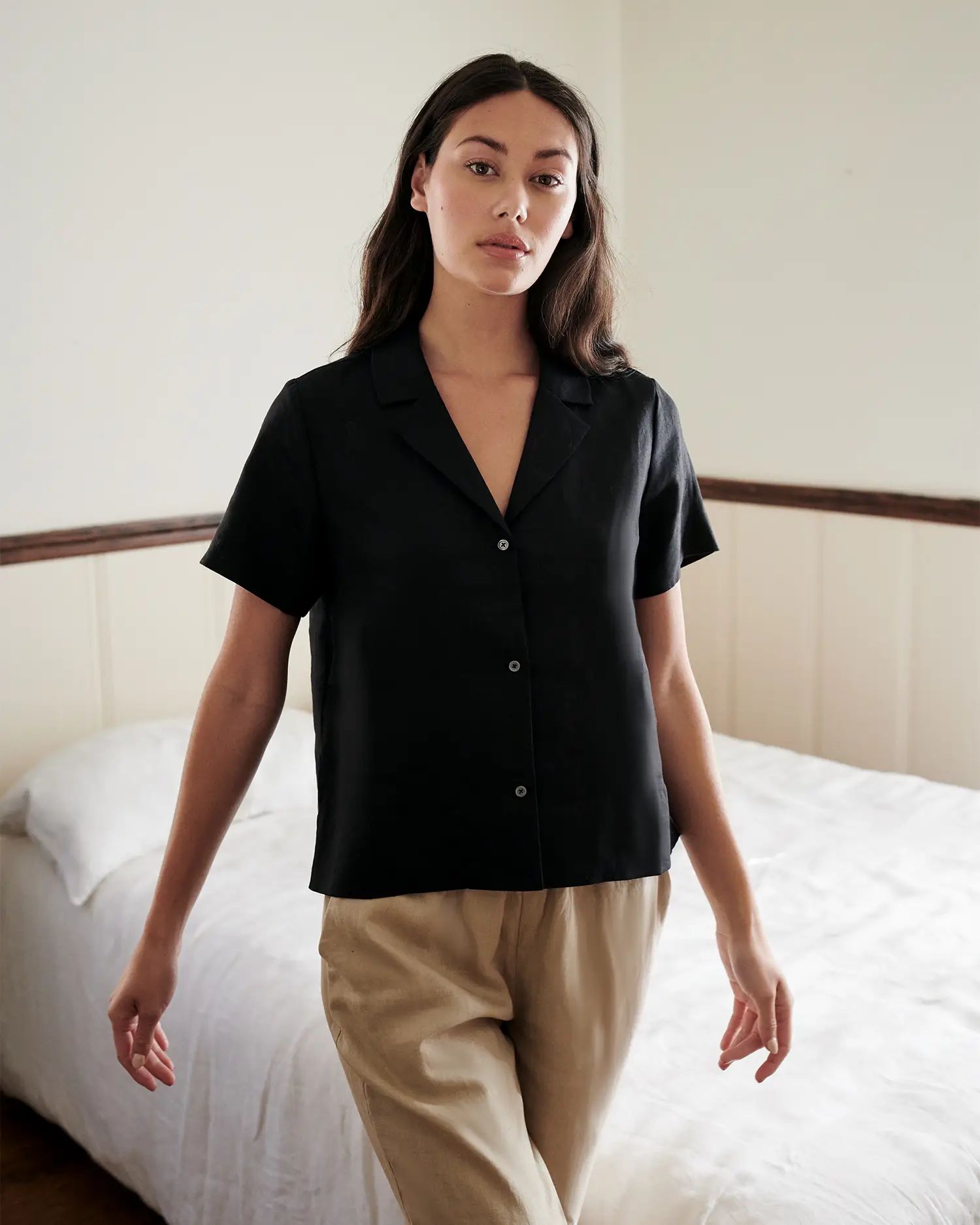 100% European Linen Short Sleeve Shirt | Quince