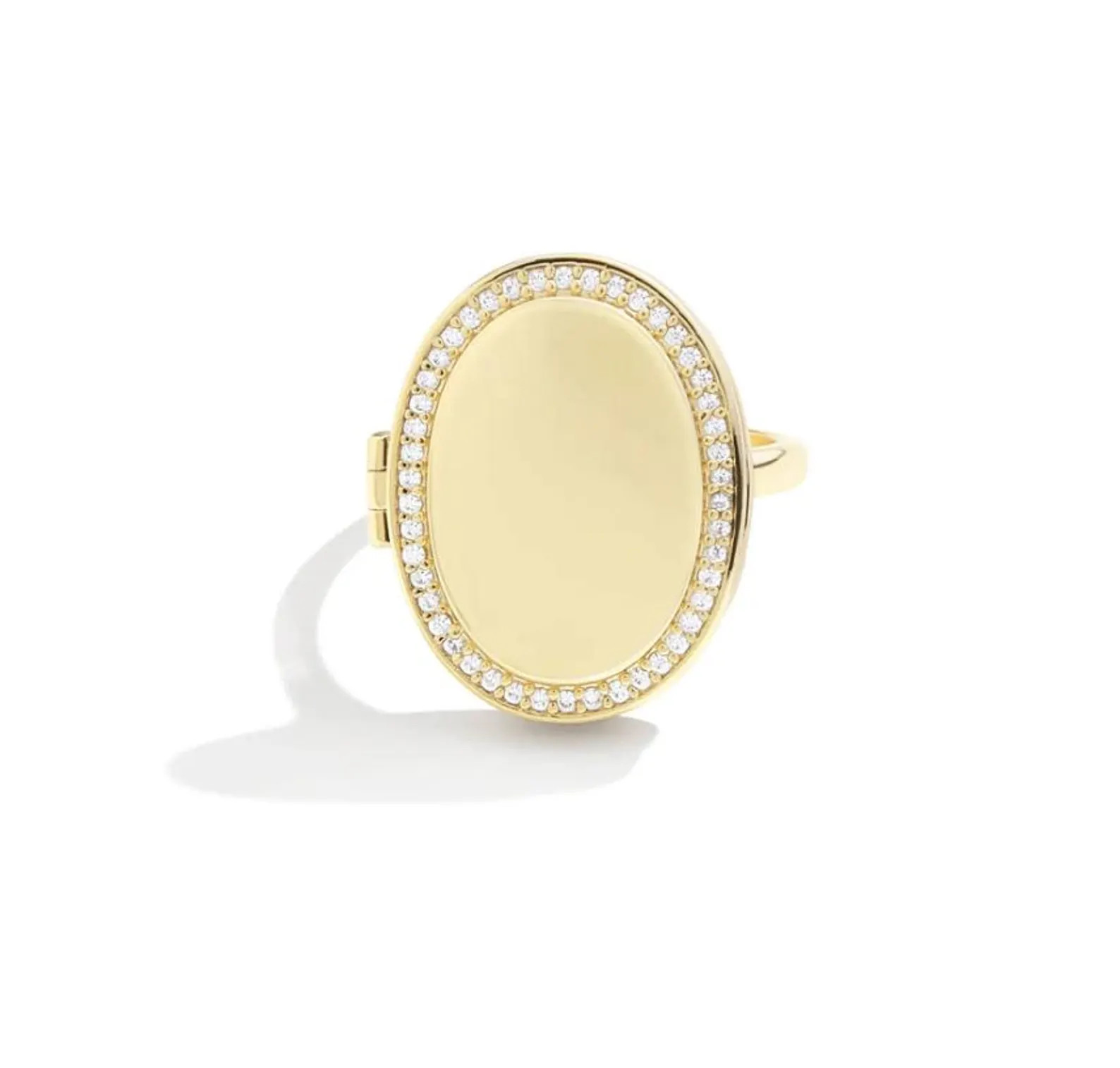 Personalized Oval Locket Ring With Photo, Memorial Jewelry, Anniversary Gift for Her, Mom Gift - ... | Etsy (US)