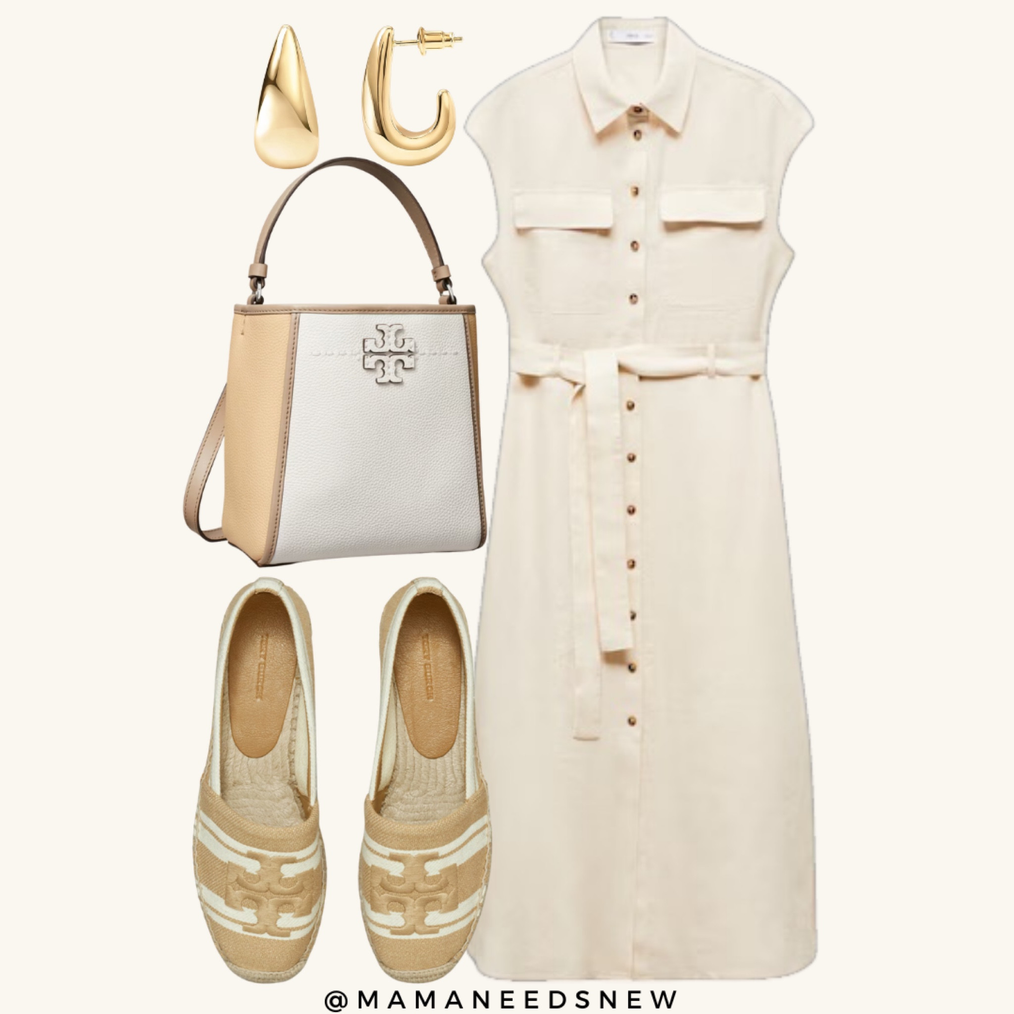 A summer look featuring a linen shirt dress 🤍 

#LTKSeasonal #LTKSaleAlert #LTKSummerSales