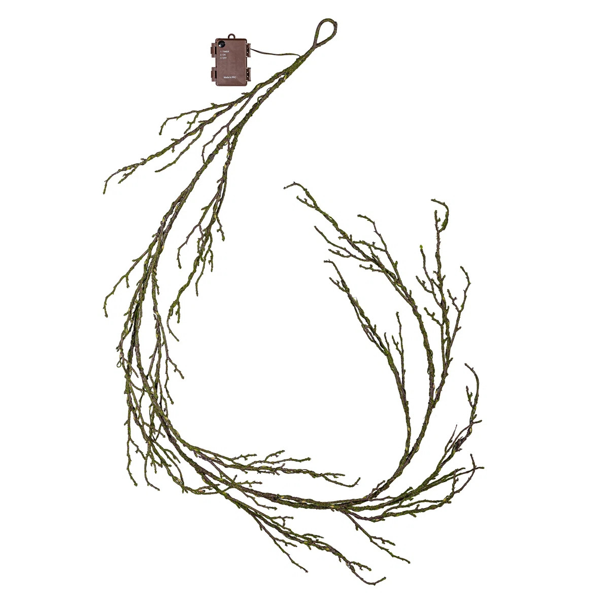 LED Mossy Branches Artificial Garland, 72"L | Joss & Main