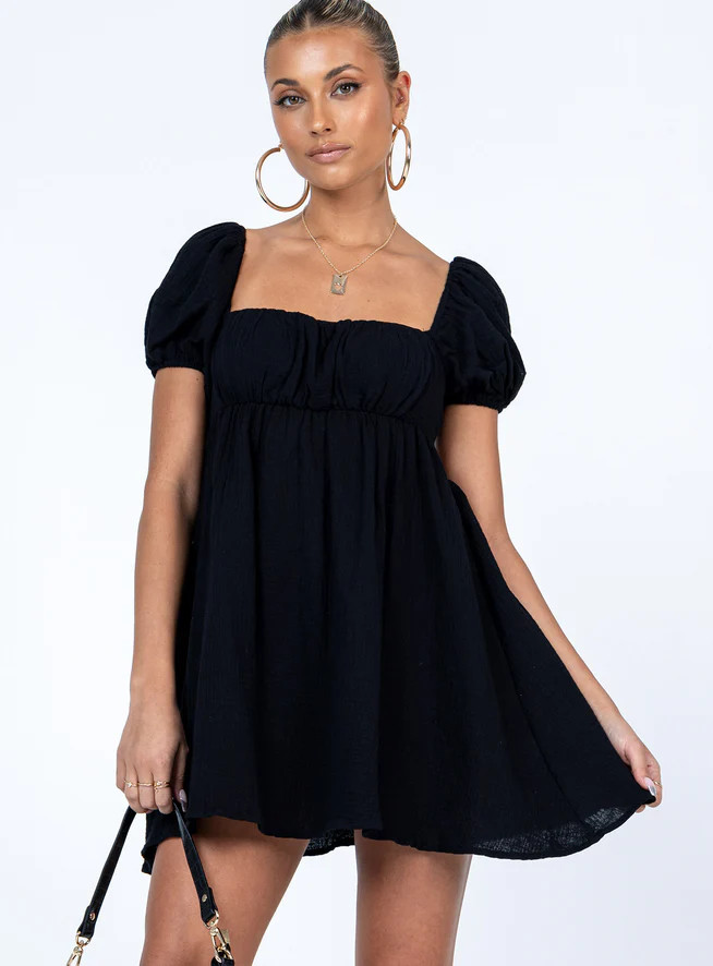 Let's Dance Mini Dress Black | Princess Polly US