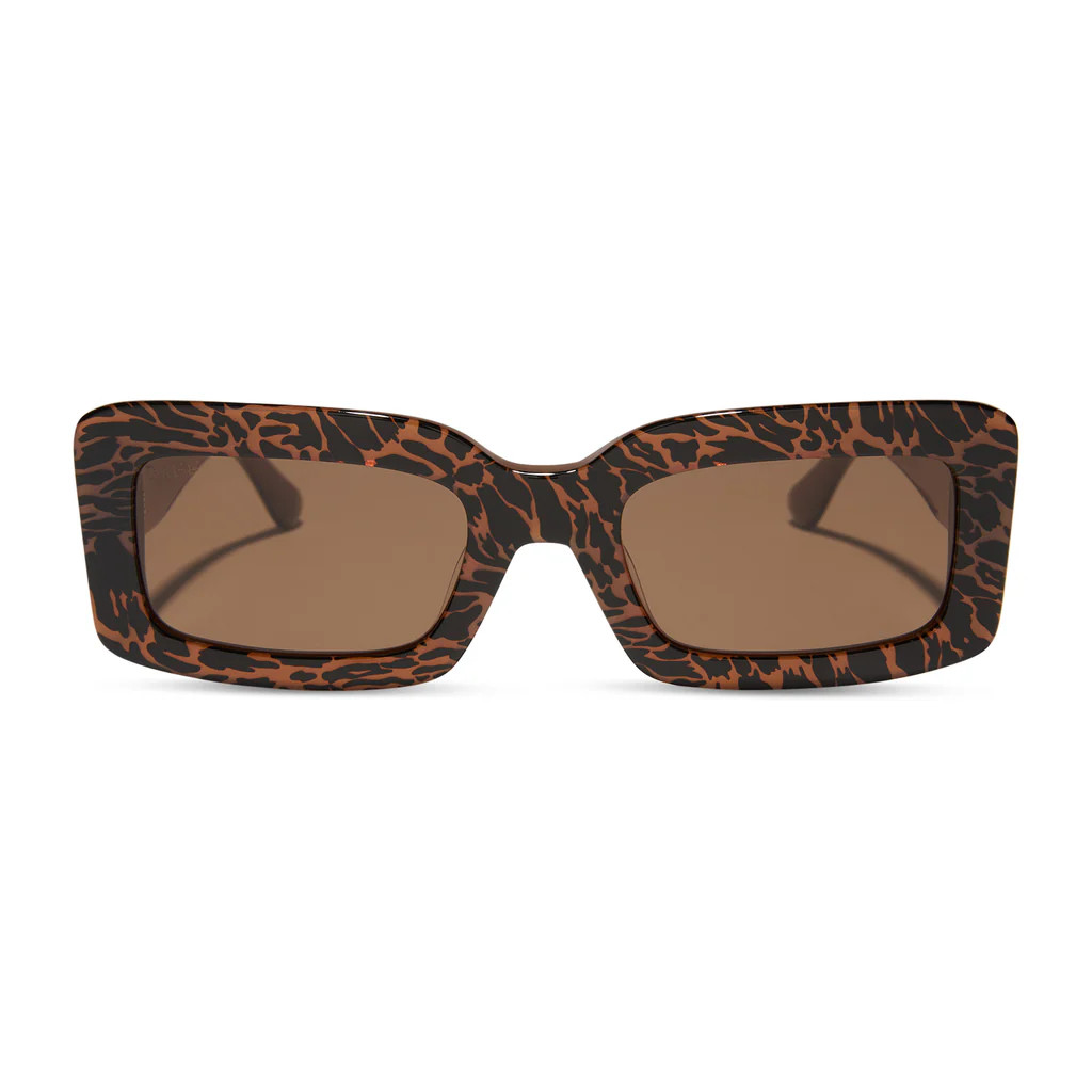 INDY - ANIMAL + BROWN SUNGLASSES | DIFF Eyewear