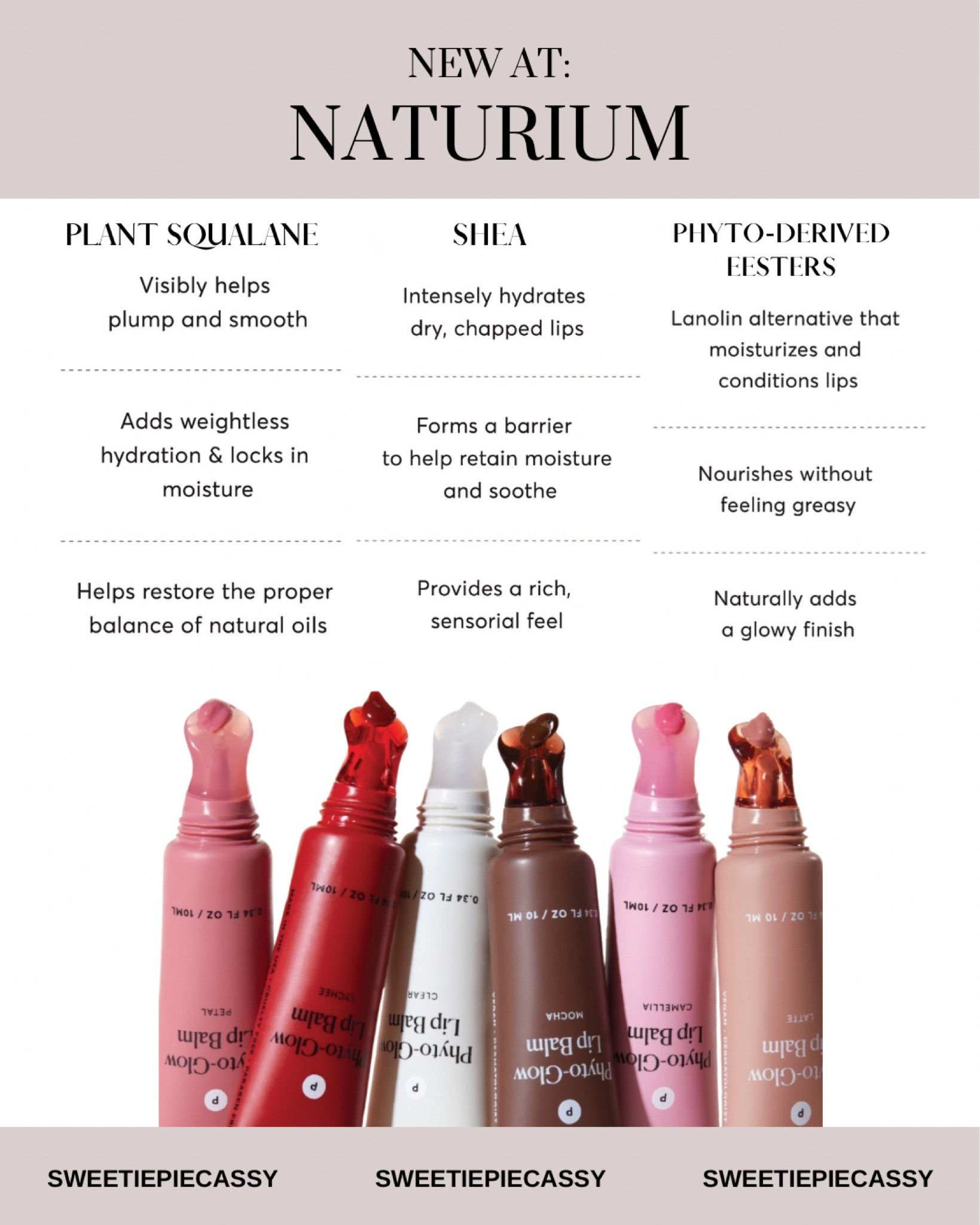 Naturium; New Lippies! 💋 

New drop of amazing Naturium lip glosses at Ulta & Target! Tons of super affordable shades to choose from, and great ingredients to help achieve that lasting glowy look! Make sure to check out my ‘Beauty’ collection for more of my seasonal favourites!💫

#LTKbeauty #LTKautumn #LTKsummer