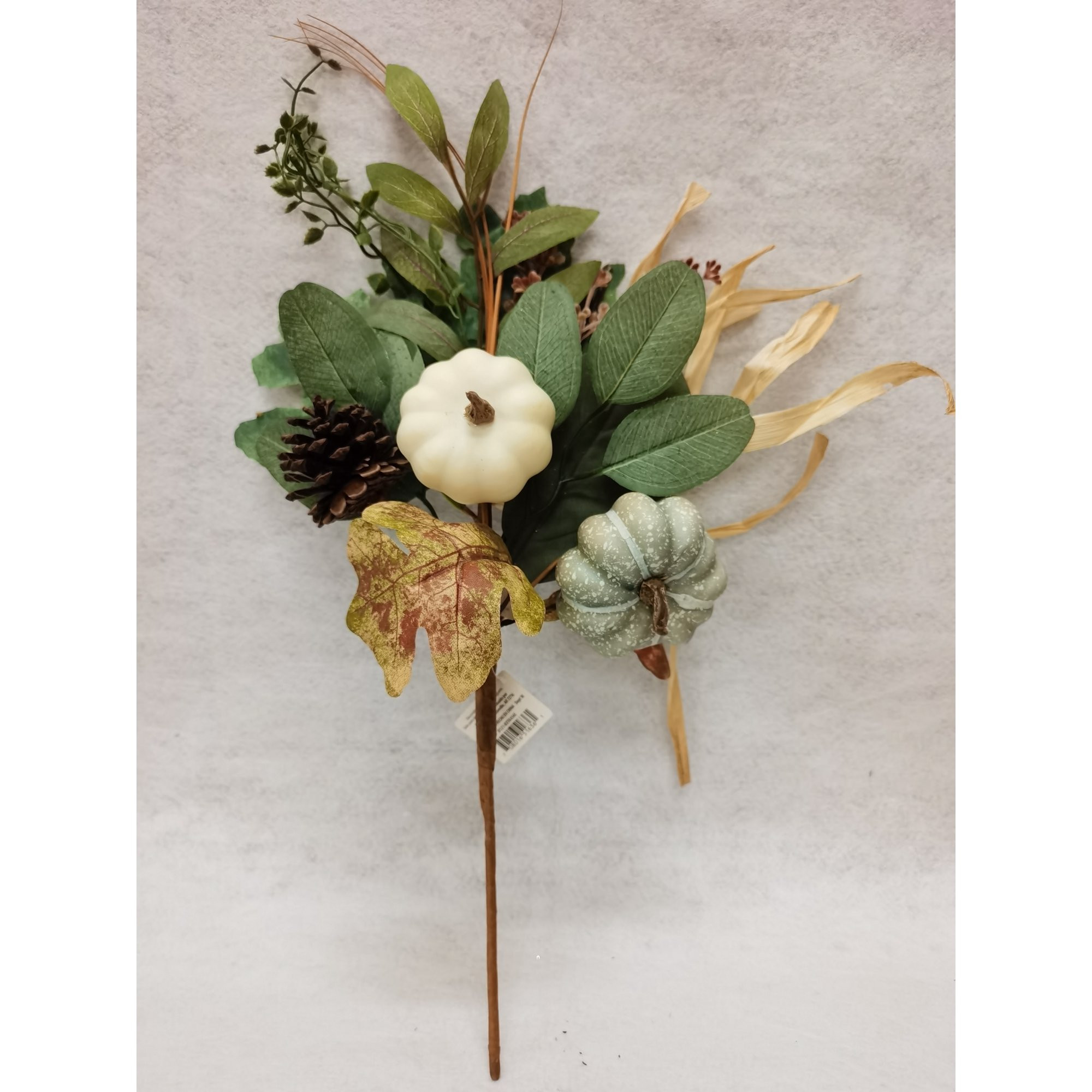 Way To Celebrate Floral Pick Cream Pumpkin | Walmart (US)