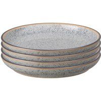 Denby Studio Grey Small Coupe Plate Set (Set of 4) | The Hut (UK)
