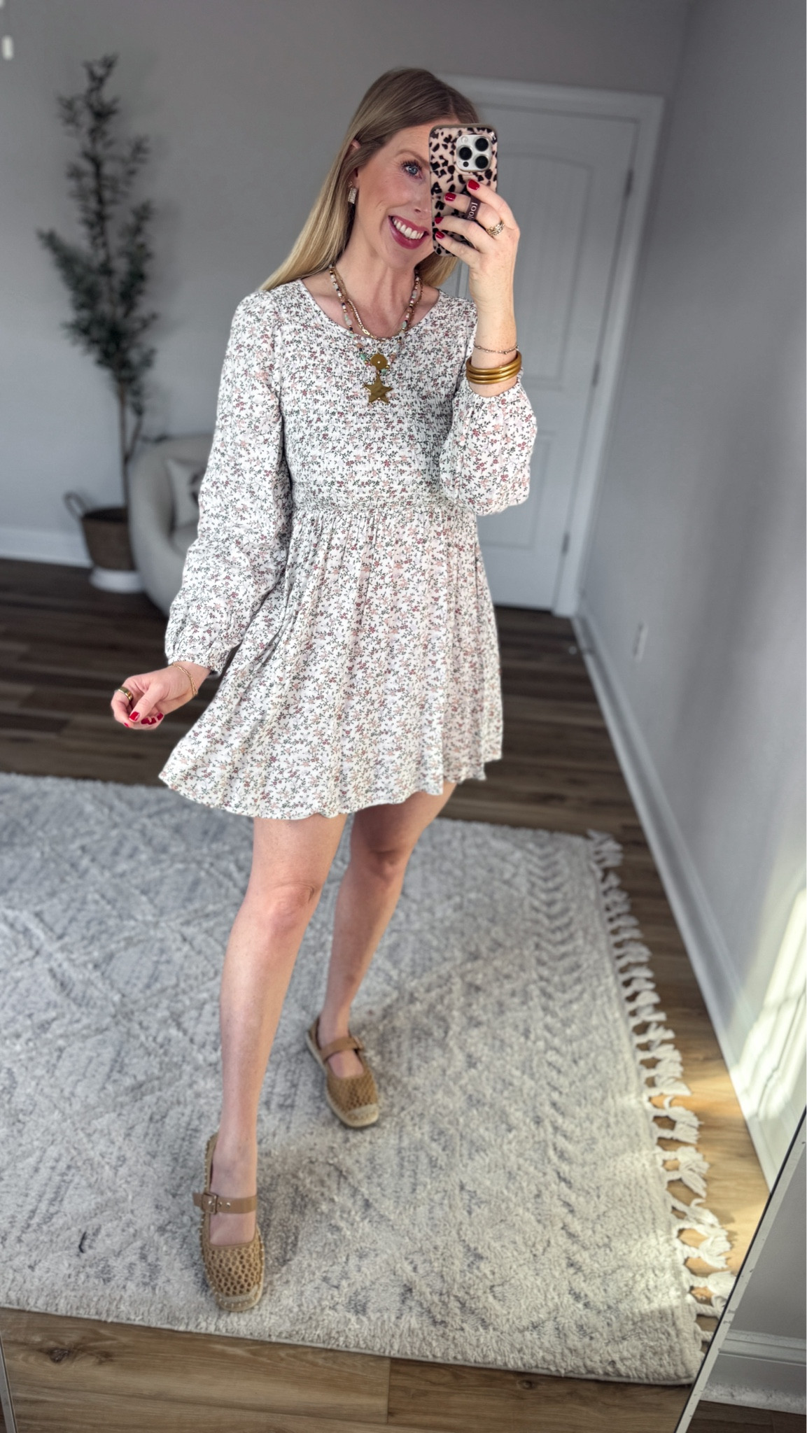 Smocked floral dress 

#LTKmomlife