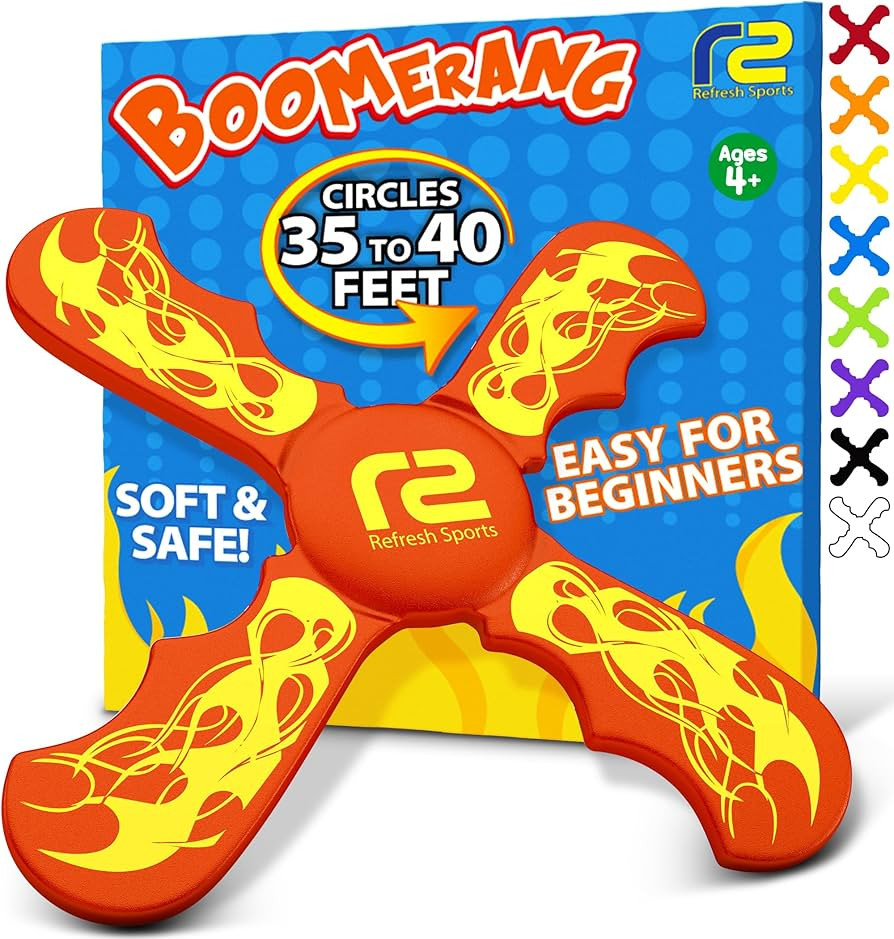 Boomerang for Kids - It Really Does Fly Back - Fun & Easy to Use Gifts for Boys & Girls - Best To... | Amazon (US)