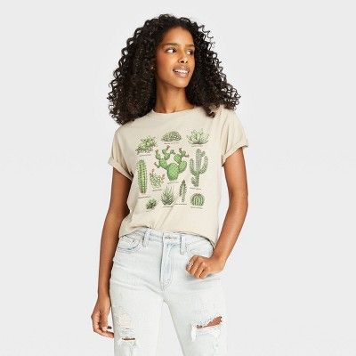 Women's Cactus Short Sleeve Graphic T-Shirt | Target