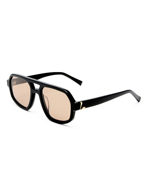 THE BANKS BLACK AVIATOR Sunglasses | David Jones (Australia & New Zealand)