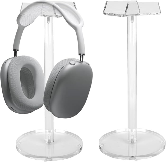Acrylic Desktop Headphone Holder, Countertop Accessories Stand,Universal for All Music Gaming Hea... | Amazon (US)