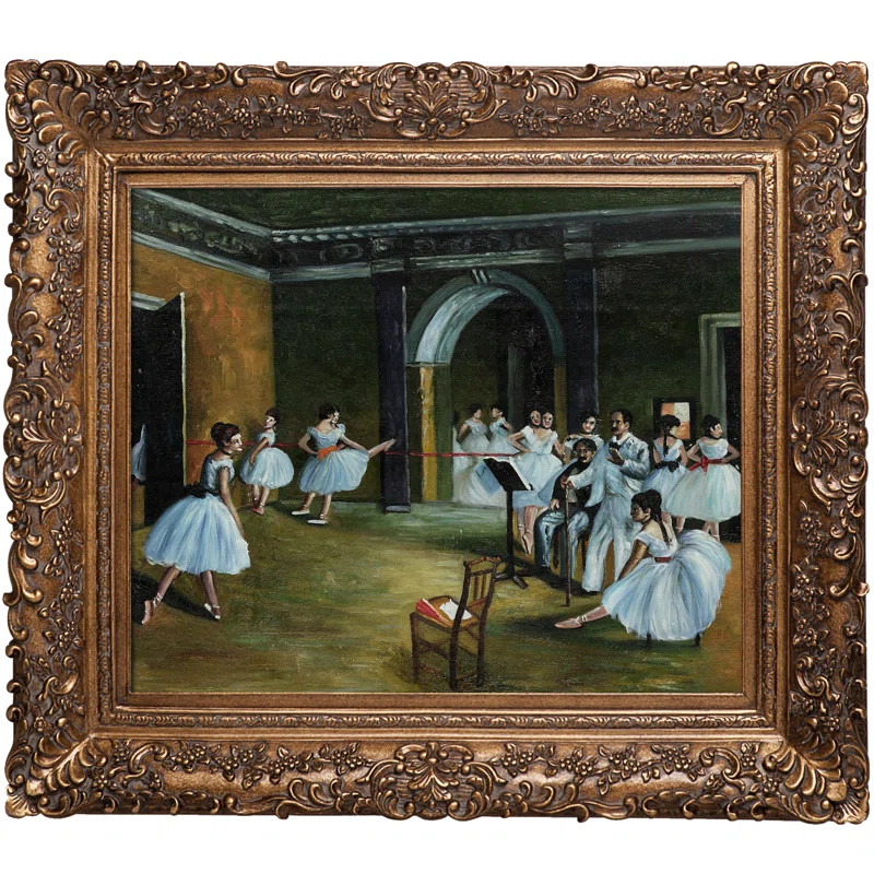 Dance Studio at the Opera by Edgar Degas Framed Painting | Wayfair North America