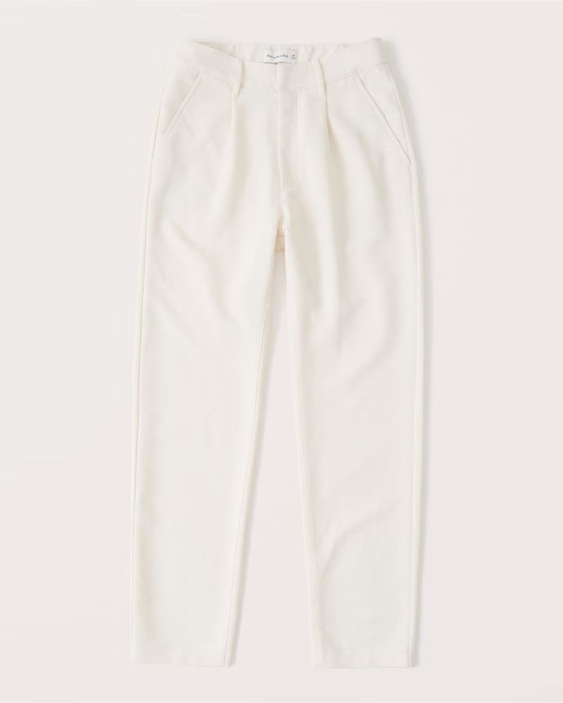Tailored Menswear Dad Pants | Abercrombie & Fitch (US)