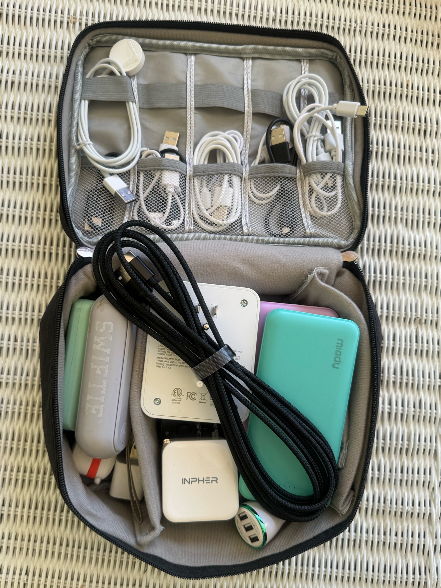 I love products that keep me organizing when I travel. This bag is perfect for all my electronics and chargers. I usually pack a few portable chargers, a ring light for my phone, a portable fan, and plenty of chargers just in case!

#LTKtravel #LTKitbag #LTKGiftGuide