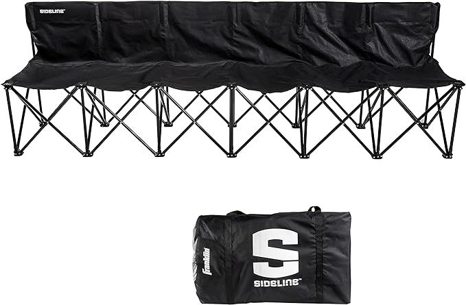 Franklin Sports Sideline Team Bench - Folding 6 Person Bench for Seating - Soccer + Sport Team Co... | Amazon (US)