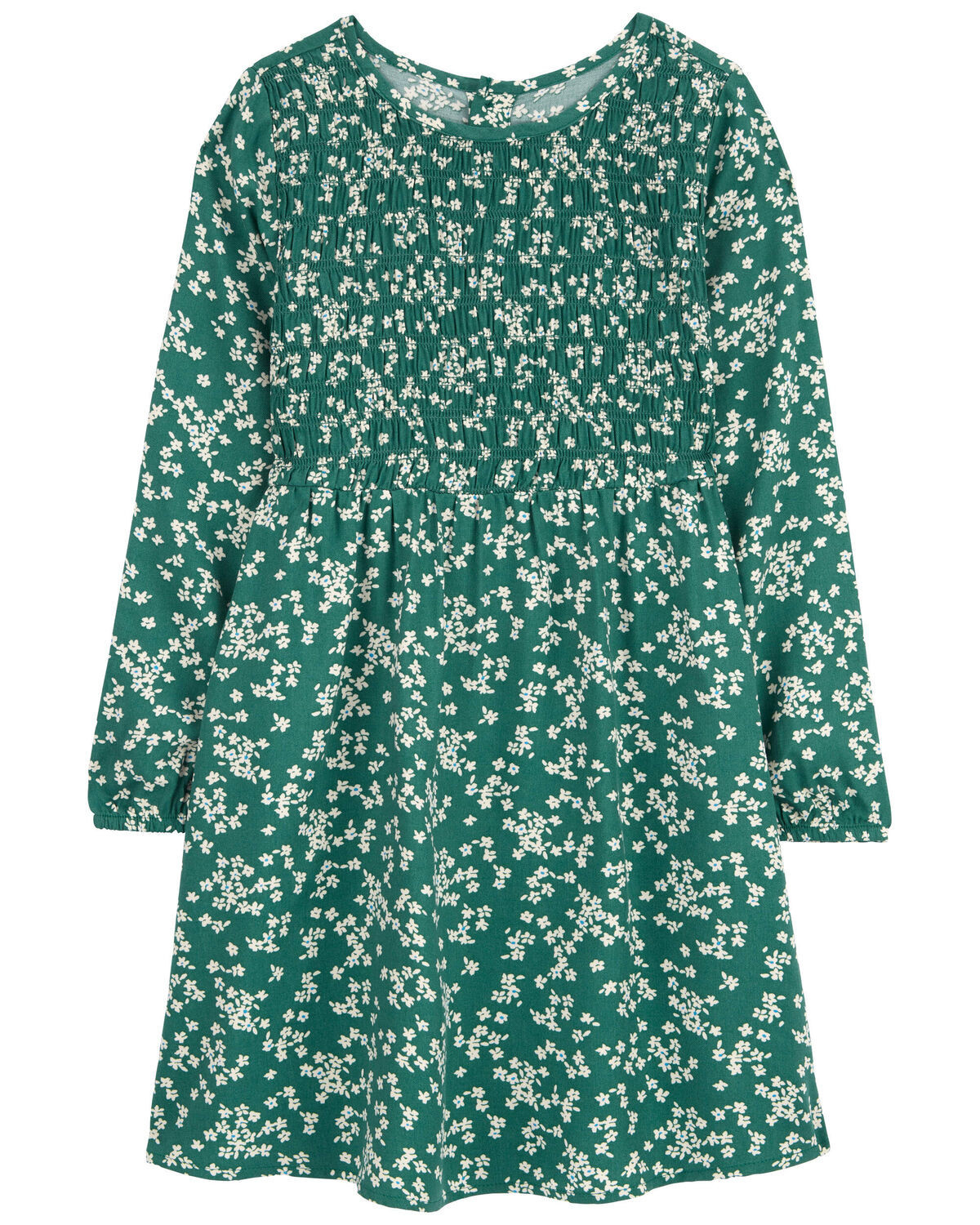 Kid Floral Long-Sleeve Dress | Carter's